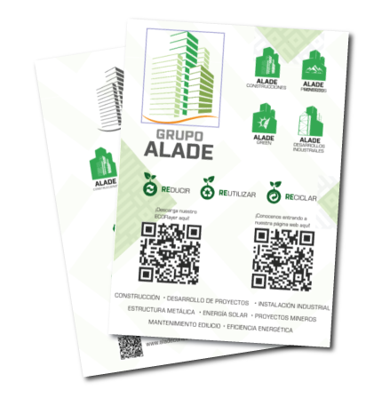 Cover of the Alade Green Ecoflyer