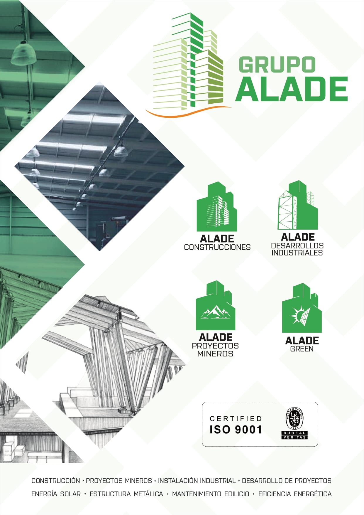 Cover of the services brochure